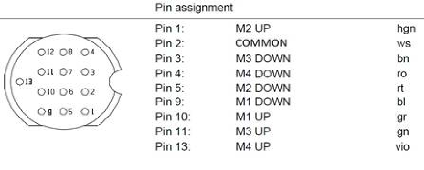 13Pin schema